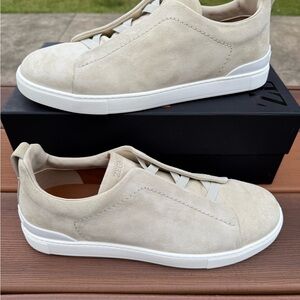Zegna Beige Men's Sneakers